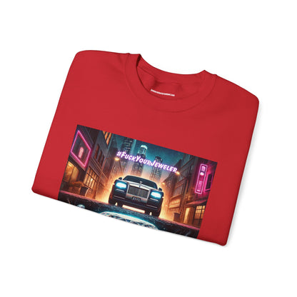 Urban Graphic Crewneck Sweatshirt - 'Jeweler to the Stars' Design