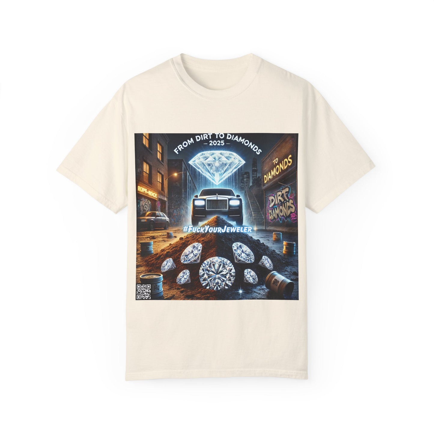 Street Art Unisex T-Shirt - "From Dirt to Diamonds"