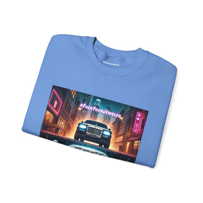 Urban Graphic Crewneck Sweatshirt - 'Jeweler to the Stars' Design