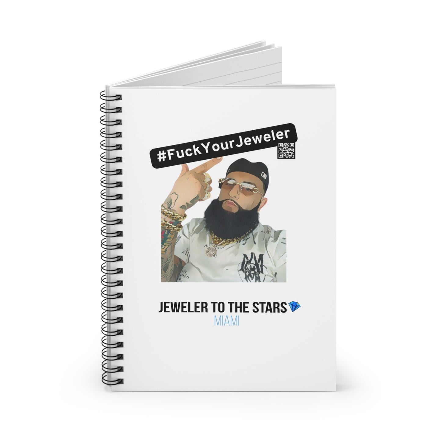 Trendy Spiral Notebook - #FuckYourJeweler Design for Creative Souls