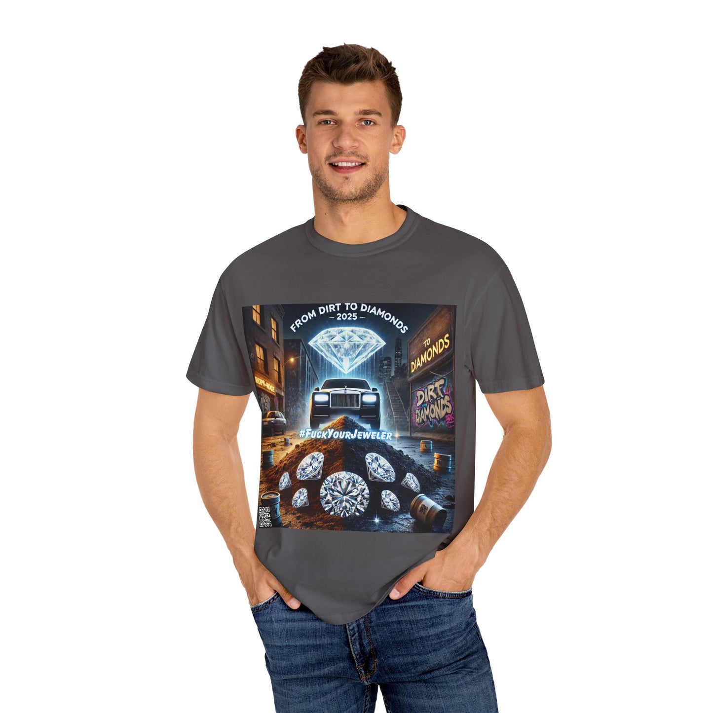 Unisex Garment-Dyed T-Shirt - From Dirt to Diamonds 2025