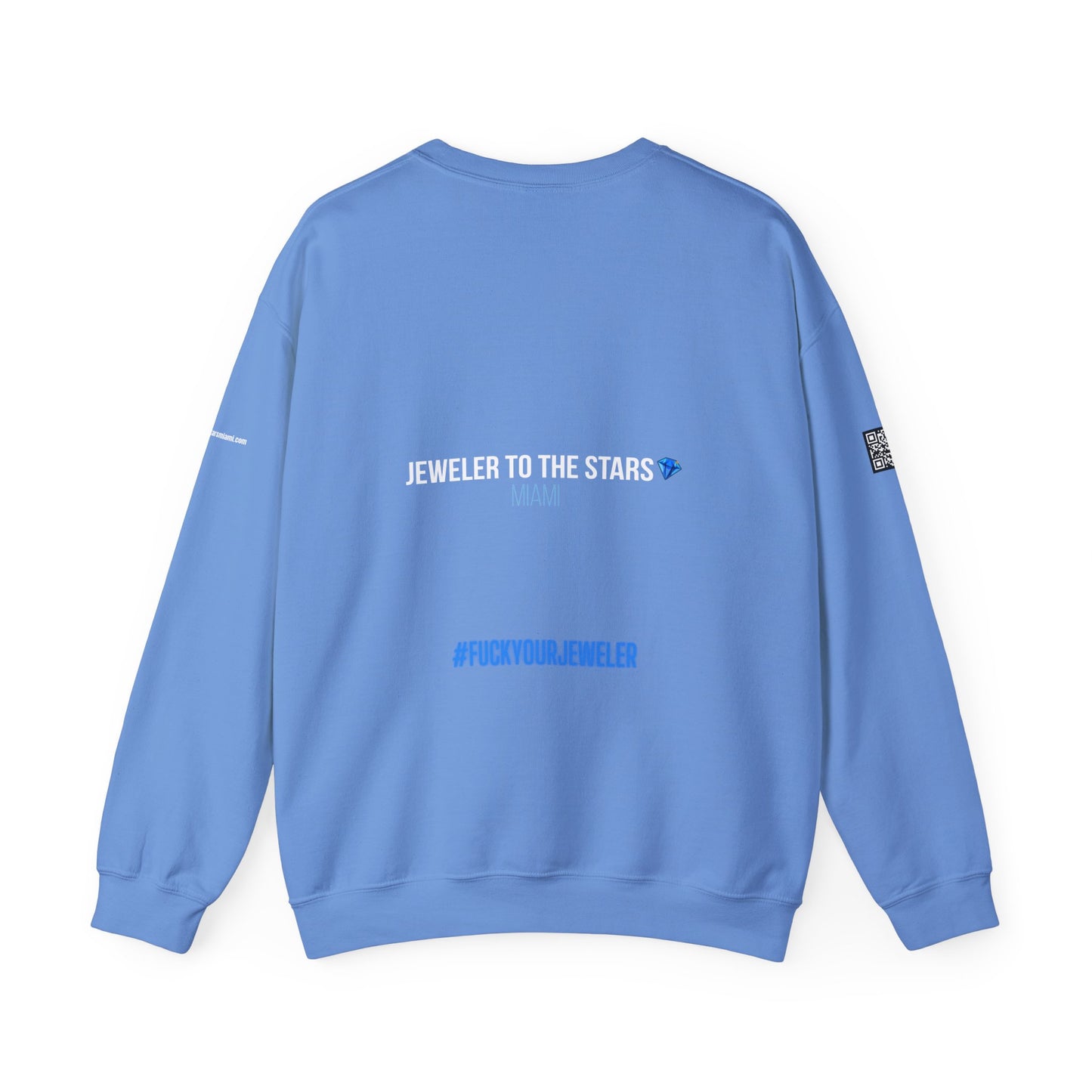 Urban Graphic Crewneck Sweatshirt - 'Jeweler to the Stars' Design