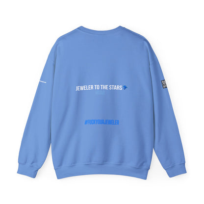Urban Graphic Crewneck Sweatshirt - 'Jeweler to the Stars' Design