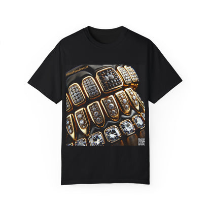 Custom Unisex Garment-Dyed T-Shirt - Bold Jewelry Design | #F*ckYouJeweler Grillz