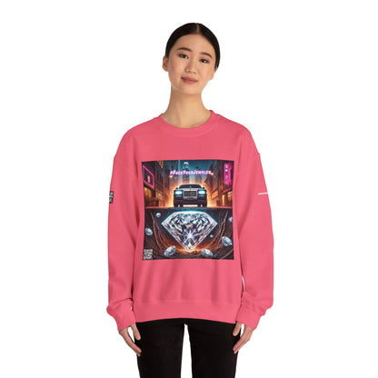 Urban Graphic Crewneck Sweatshirt - 'Jeweler to the Stars' Design