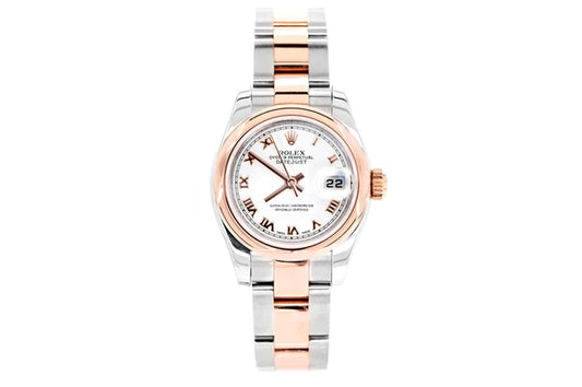 Rolex Datejust 179161 26MM Steel & Rose 2013 Pre-Owned Female 501-00062