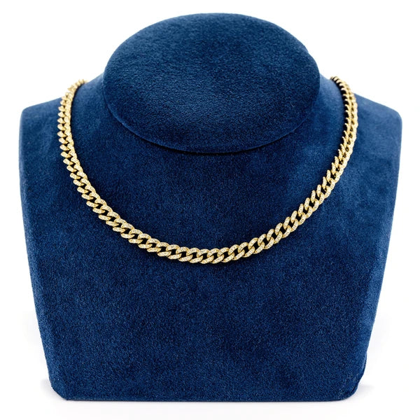 16pt Crown Set Diamond Tennis Necklace 14k 10k Solid Gold 17.00ctw